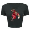Ladies' Poly-Cotton Crop T-Shirt Thumbnail