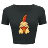 Ladies' Poly-Cotton Crop T-Shirt Thumbnail