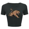 Ladies' Poly-Cotton Crop T-Shirt Thumbnail