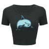 Ladies' Poly-Cotton Crop T-Shirt Thumbnail
