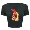 Ladies' Poly-Cotton Crop T-Shirt Thumbnail