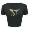 Ladies' Poly-Cotton Crop T-Shirt Thumbnail