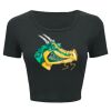 Ladies' Poly-Cotton Crop T-Shirt Thumbnail