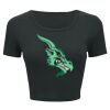 Ladies' Poly-Cotton Crop T-Shirt Thumbnail