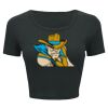 Ladies' Poly-Cotton Crop T-Shirt Thumbnail