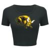 Ladies' Poly-Cotton Crop T-Shirt Thumbnail