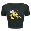 Ladies' Poly-Cotton Crop T-Shirt Thumbnail