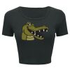 Ladies' Poly-Cotton Crop T-Shirt Thumbnail