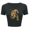 Ladies' Poly-Cotton Crop T-Shirt Thumbnail