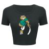 Ladies' Poly-Cotton Crop T-Shirt Thumbnail