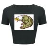 Ladies' Poly-Cotton Crop T-Shirt Thumbnail