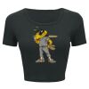 Ladies' Poly-Cotton Crop T-Shirt Thumbnail