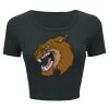 Ladies' Poly-Cotton Crop T-Shirt Thumbnail