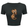 Ladies' Poly-Cotton Crop T-Shirt Thumbnail