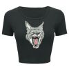 Ladies' Poly-Cotton Crop T-Shirt Thumbnail