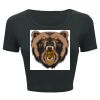 Ladies' Poly-Cotton Crop T-Shirt Thumbnail