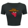 Ladies' Poly-Cotton Crop T-Shirt Thumbnail