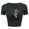 Ladies' Poly-Cotton Crop T-Shirt Thumbnail