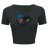 Ladies' Poly-Cotton Crop T-Shirt Thumbnail