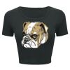 Ladies' Poly-Cotton Crop T-Shirt Thumbnail