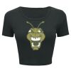 Ladies' Poly-Cotton Crop T-Shirt Thumbnail