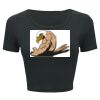 Ladies' Poly-Cotton Crop T-Shirt Thumbnail