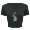 Ladies' Poly-Cotton Crop T-Shirt Thumbnail