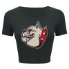 Ladies' Poly-Cotton Crop T-Shirt Thumbnail
