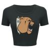 Ladies' Poly-Cotton Crop T-Shirt Thumbnail