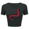 Ladies' Poly-Cotton Crop T-Shirt Thumbnail