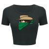 Ladies' Poly-Cotton Crop T-Shirt Thumbnail