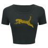 Ladies' Poly-Cotton Crop T-Shirt Thumbnail