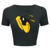Ladies' Poly-Cotton Crop T-Shirt Thumbnail