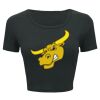 Ladies' Poly-Cotton Crop T-Shirt Thumbnail
