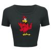Ladies' Poly-Cotton Crop T-Shirt Thumbnail