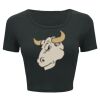 Ladies' Poly-Cotton Crop T-Shirt Thumbnail