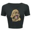 Ladies' Poly-Cotton Crop T-Shirt Thumbnail