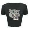 Ladies' Poly-Cotton Crop T-Shirt Thumbnail