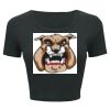 Ladies' Poly-Cotton Crop T-Shirt Thumbnail