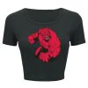 Ladies' Poly-Cotton Crop T-Shirt Thumbnail