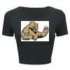 Ladies' Poly-Cotton Crop T-Shirt Thumbnail