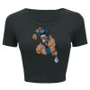 Ladies' Poly-Cotton Crop T-Shirt Thumbnail