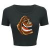 Ladies' Poly-Cotton Crop T-Shirt Thumbnail