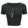 Ladies' Poly-Cotton Crop T-Shirt Thumbnail