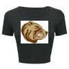 Ladies' Poly-Cotton Crop T-Shirt Thumbnail