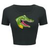 Ladies' Poly-Cotton Crop T-Shirt Thumbnail