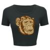 Ladies' Poly-Cotton Crop T-Shirt Thumbnail