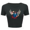 Ladies' Poly-Cotton Crop T-Shirt Thumbnail