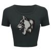 Ladies' Poly-Cotton Crop T-Shirt Thumbnail
