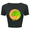 Ladies' Poly-Cotton Crop T-Shirt Thumbnail